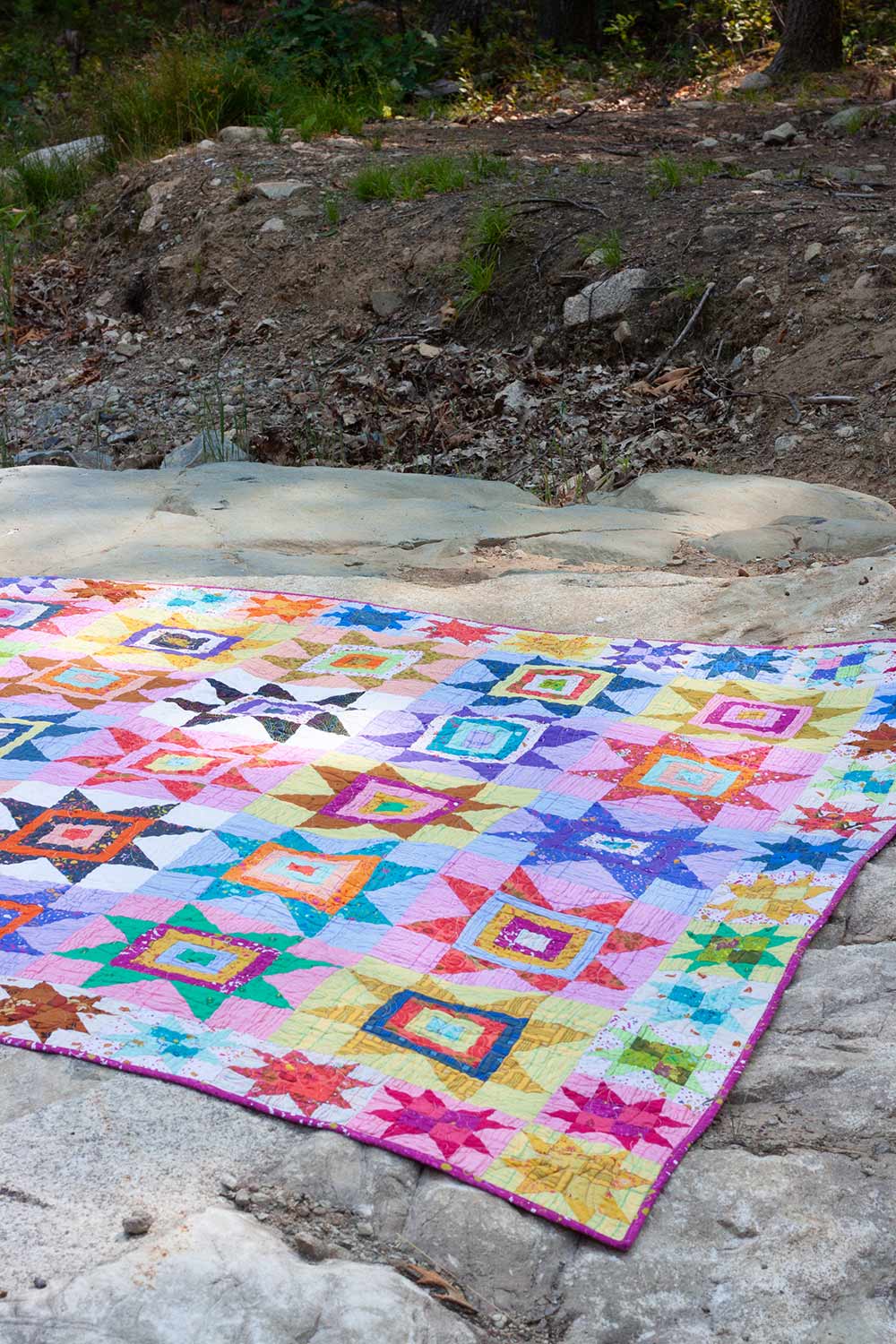 Jovial Quilt Kit in Sun Print 2026 & Camp Kitschy LaLa