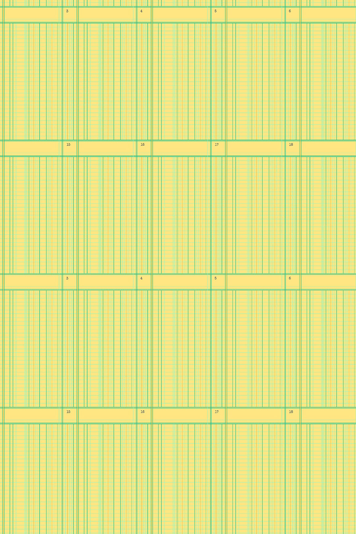 sun print 2026 ledger in buttercup