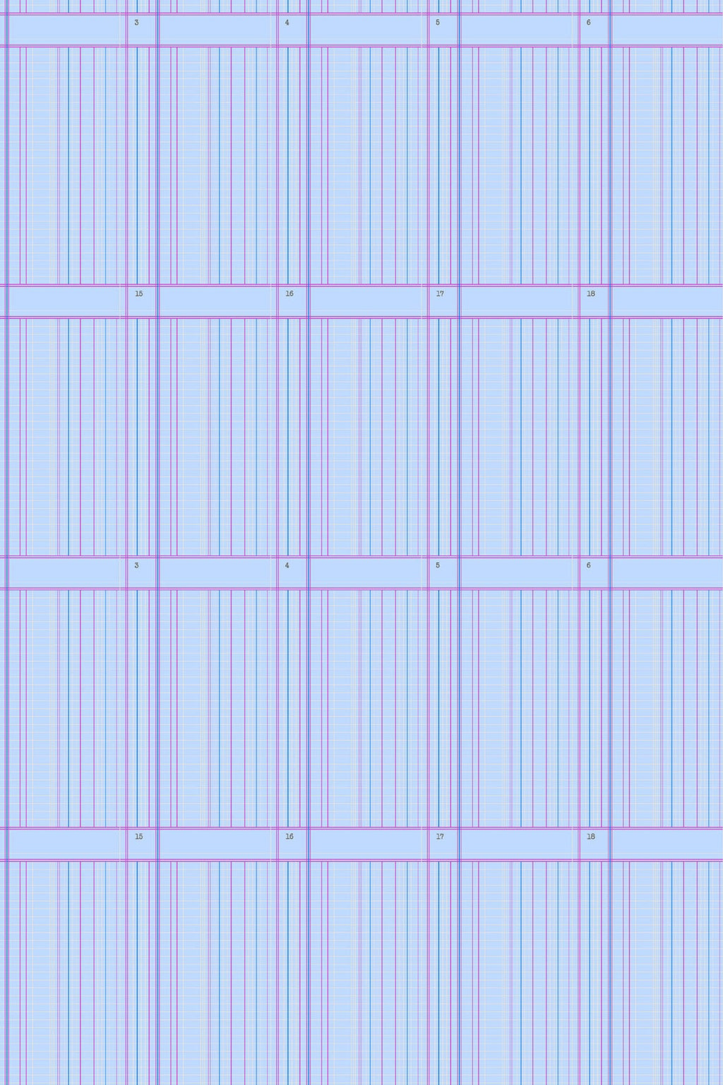 sun print 2026 ledger in forget me not