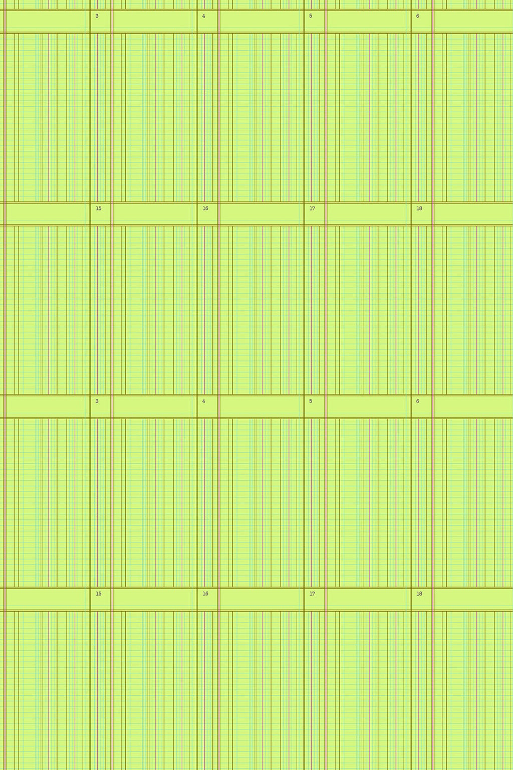 sun print 2026 ledger in pistachio