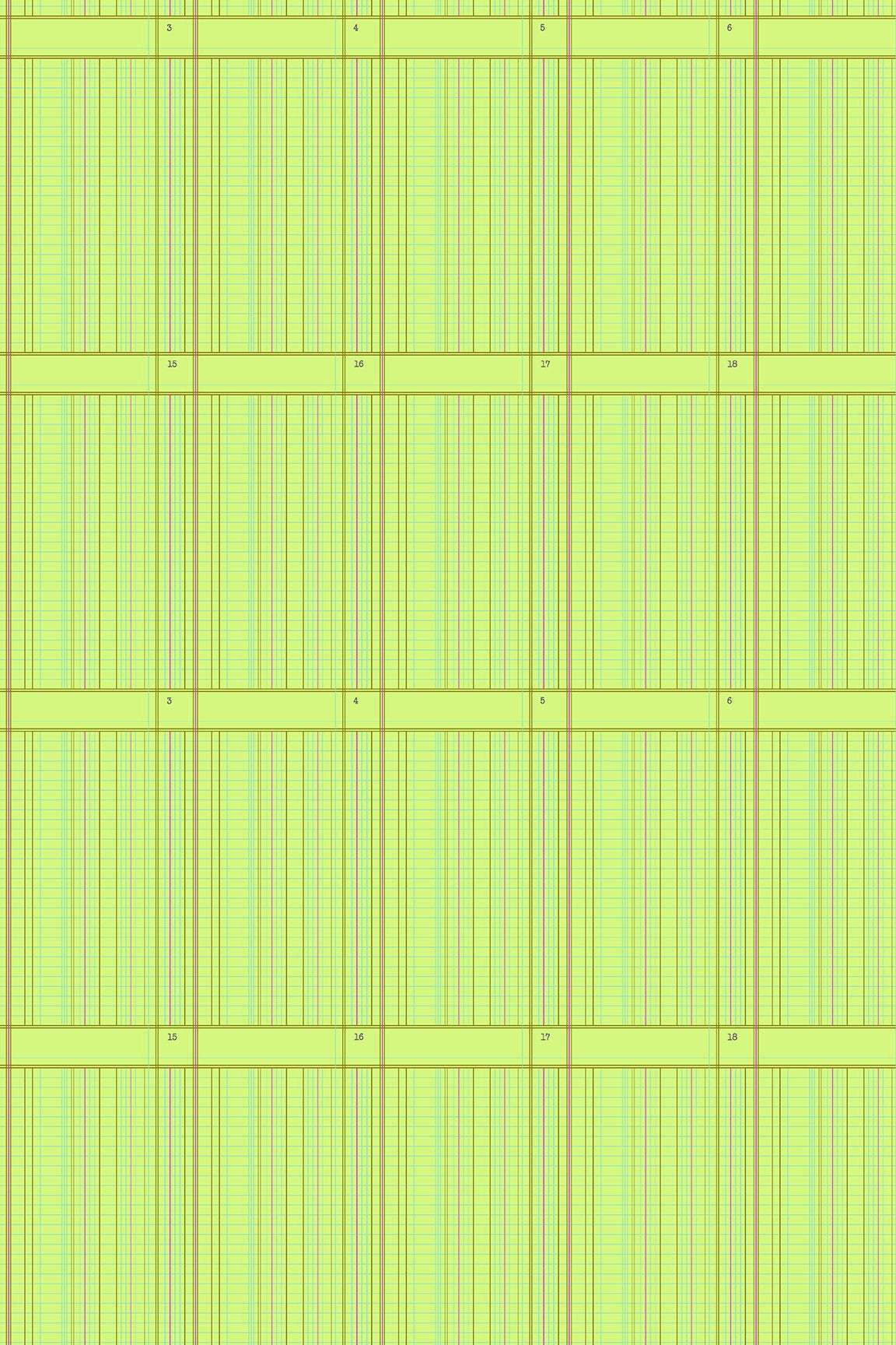sun print 2026 ledger in pistachio