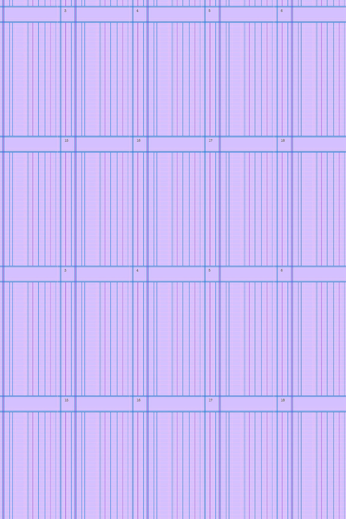 sun print 2026 ledger in violet