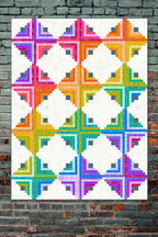 Log Cabin Quilt Kit in Sun Print 2026
