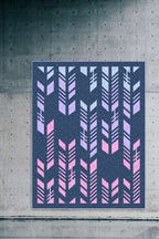 Cool Feathers Quilt Kit - Dark or Light