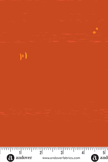 sun print textures yardage canvas in flame