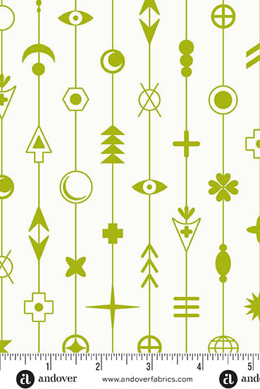 sun print whisper yardage gaze in moss