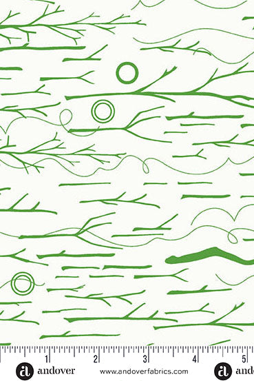 sun print whisper yardage sticks and twigs in grass