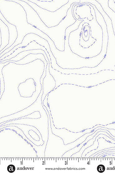 sun print whisper yardage topography in pond