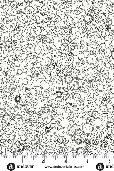 sun print whisper yardage woodland in panda