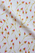 wildflowers coneflower in linen yardage