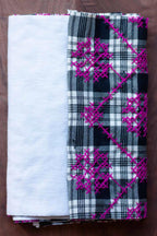 plaid wool scarf kit